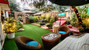 Offgrid Rishikesh - 3 bedroom vacation home with personal garden, open theatre, bonfire in Lush Green Area